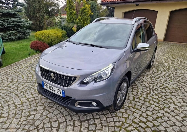 Peugeot 2008 cena 49999 przebieg: 43000, rok produkcji 2018 z Bieruń małe 326